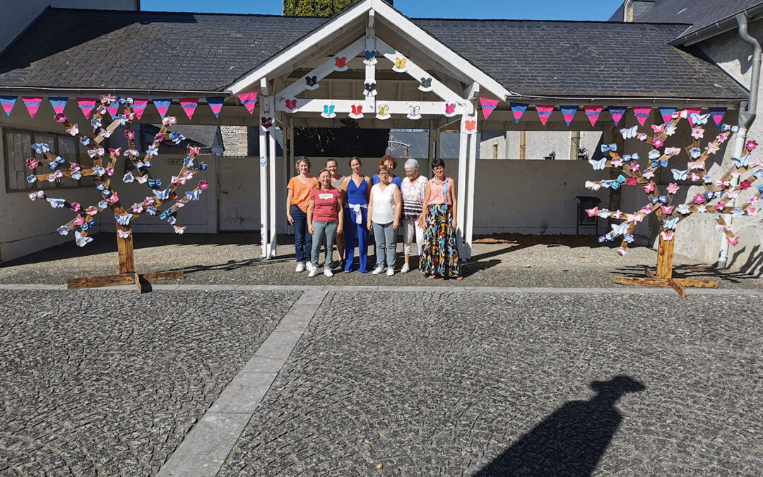 Octobre rose et Novembre bleu commencent à installer leurs couleurs dans notre belle commune !